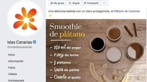 Uno de los contenidos publicados en las redes sociales de Islas Canarias durante los días de confinamiento de la población por la crisis del coronavirus