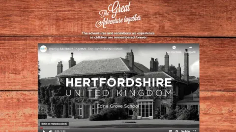 Image of the website greatmemoriesforlife.com, the campaign by the Canary Islands which won an award at the US International Film & Video Festival in Los Angeles