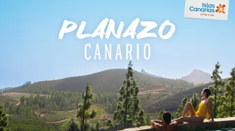 Una de las imágenes de la campaña de Islas Canarias "Planazo canario" destinada a turismo interno