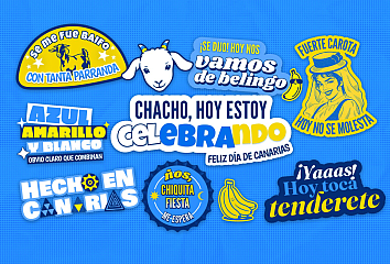 stickers turismo de islas canarias