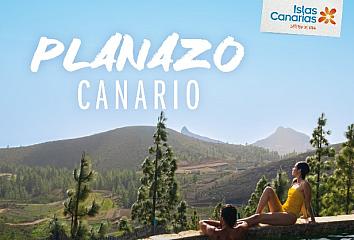 Una de las imágenes de la campaña de Islas Canarias "Planazo canario" destinada a turismo interno