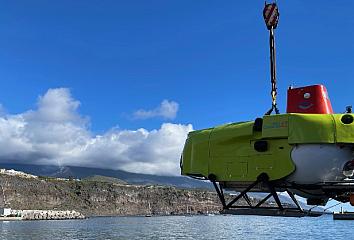 Pisces VI, el submarino con el que el IEO explora los nuevos fondos marinos de La Palma, en las Islas Canarias