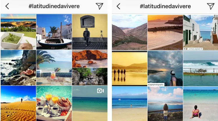 Instagram, Islas Canarias, italiano