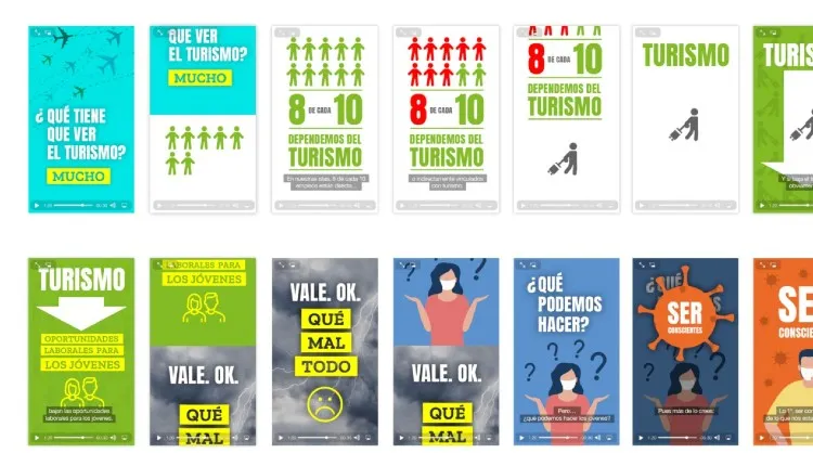 La segunda fase de la campaña “Qué bien se está sin turistas… ¿seguro?” está dirigida al público joven