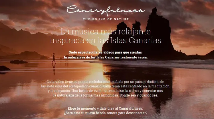 Canaryfulness, la nueva acción promocional de Islas Canarias para practicar el mindfulness