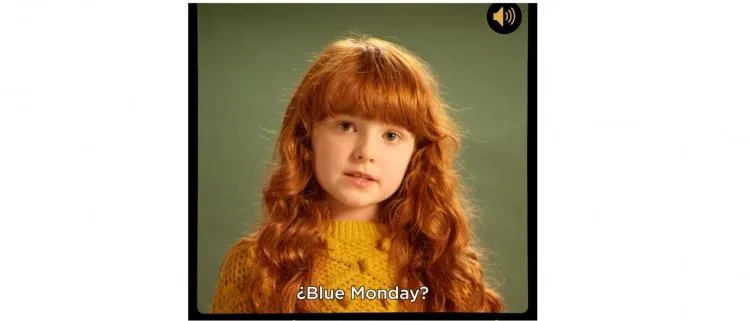 Fotograma del vídeo de la campaña de Islas Canarias para desmentir el Blue Monday 