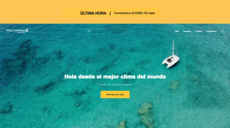 La nueva web holaislascanarias.com emplea la última tecnología en la gestión de datos.
