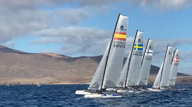 Más de 300 regatistas de 35 países entrenan en Lanzarote para las olimpiadas de Tokio 2021