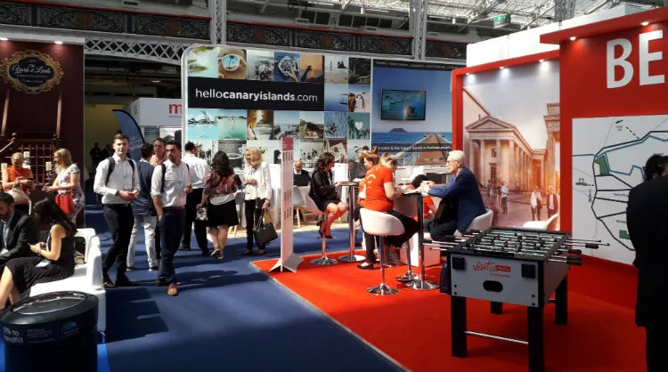 Stand de Islas Canarias en The Meetings Show 2018