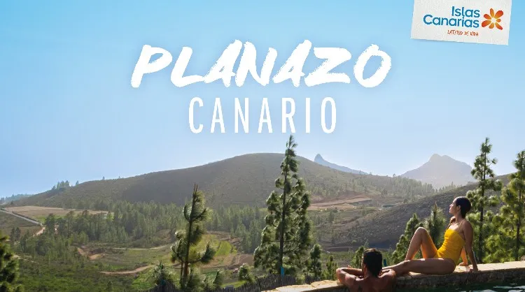Una de las imágenes de la campaña de Islas Canarias "Planazo canario" destinada a turismo interno